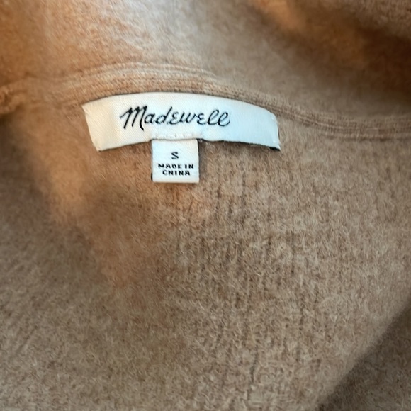 Madewell Rivington Shawl Collar Merino Wool Sweater Coat - Picture 6 of 6